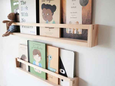 Kids Bookshelf with Flat Peg (Pine)